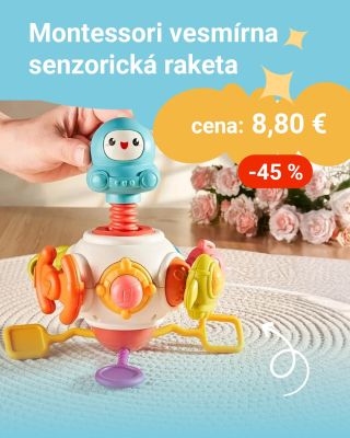 🛸✨ Objavte čaro prvej vesmírnej misie priamo v detskej izbe — senzorická raketa nie je len hračka, je to mini laboratórium...